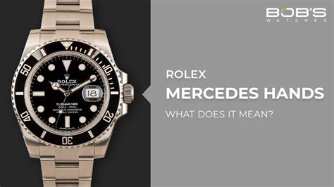 mercedes logo on rolex|rolex mercedes watch meaning.